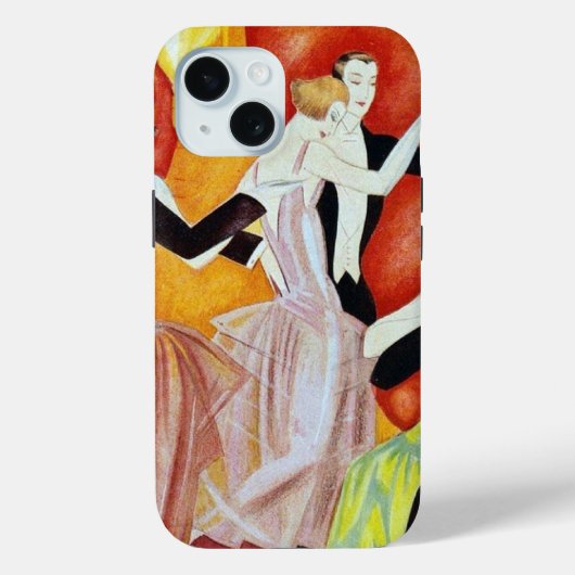 Art Deco Dansende Paren 1920 Balzaal Case-Mate iPhone Case (Achterkant)