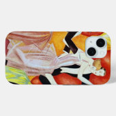 Art Deco Dansende Paren 1920 Balzaal Case-Mate iPhone Case (Achterkant (horizontaal))