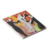 Art Deco Dansende Paren 1920 Balzaal Notitieblok (Schuin)