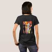 Art Deco Dansende Paren 1920 Balzaal T-shirt (Achterkant volledig)