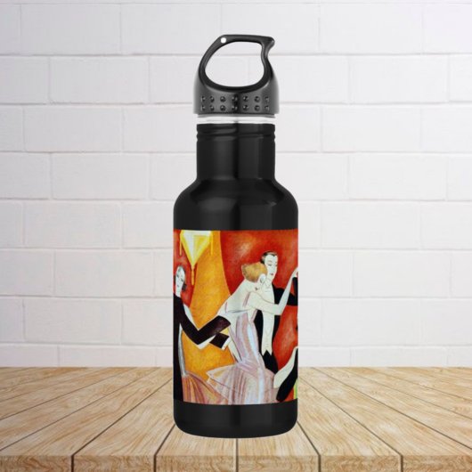 Art Deco Dansende Paren 1920 Balzaal Waterfles