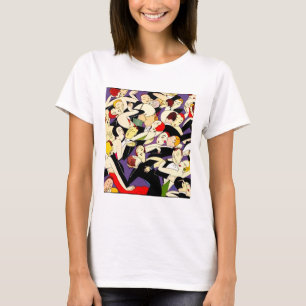 Art Deco Dansende Paren Patroon Jazz Era Jaren 2 T-shirt