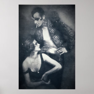Art deco dansers Berber en Droste Poster