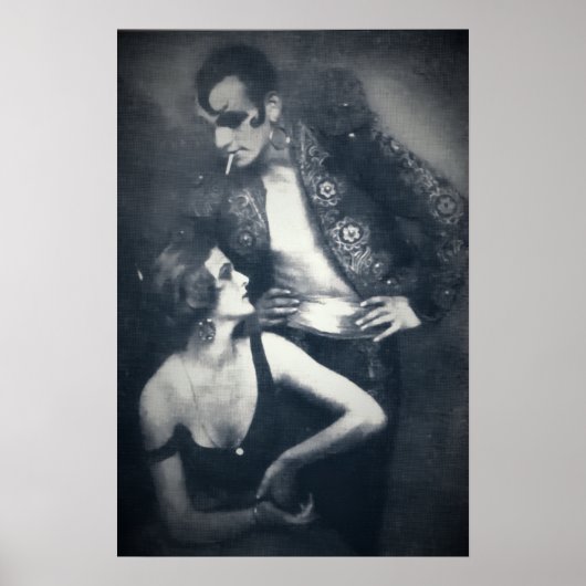 Art deco dansers Berber en Droste Poster (Voorkant)