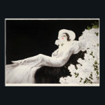 Art Déco, de lossom van de liefde Poster<br><div class="desc">Datum: 1937 | Stijl: Art Déco,  Love's Blossom door de Franse schilder Louis Icart. Een elegant  klassiek schilderij.</div>