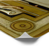 Art Déco de Zaterdag Poster (Hoek)