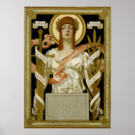 Art Déco de Zaterdag Poster