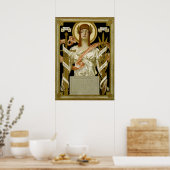 Art Déco de Zaterdag Poster (Keuken)