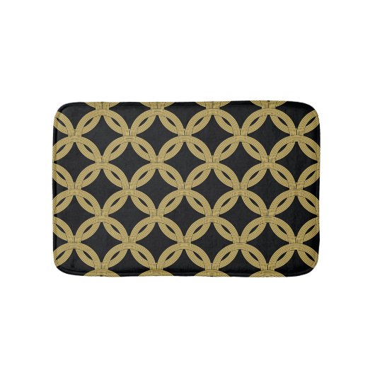 Art Deco Decoratie Naadloos Ornament Badmat (Voorkant)