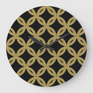 Art Deco Decoratie Naadloos Ornament Grote Klok