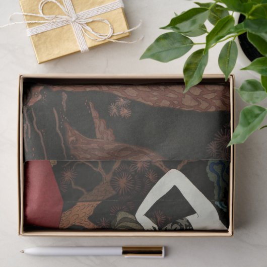 Art Deco Decoupage Flapper 1920's Decoupage Tissuepapier (Geschenk)