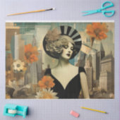 Art Deco  decoupage Tissuepapier (Craft)