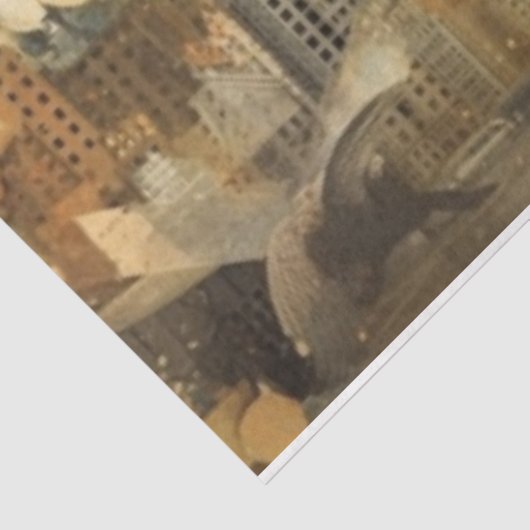 Art Deco  decoupage Tissuepapier (Detail)