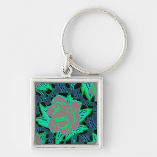 Art Deco Design #10 op Sunshinedazle Sleutelhanger (Voorkant)