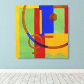 Art Deco Design #11 @ Emporio Moffa Canvas Afdruk (Insitu (Houten vloer))