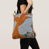 Art Deco Design #11 exotische vogel Tote Bag (Dichtbij)