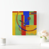 Art Deco Design #12 in Emporio Moffa Vierkante Klok (Huis)