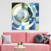 Art Deco Design #1 @ Emporio Moffa Canvas Afdruk (Insitu (Woonkamer))