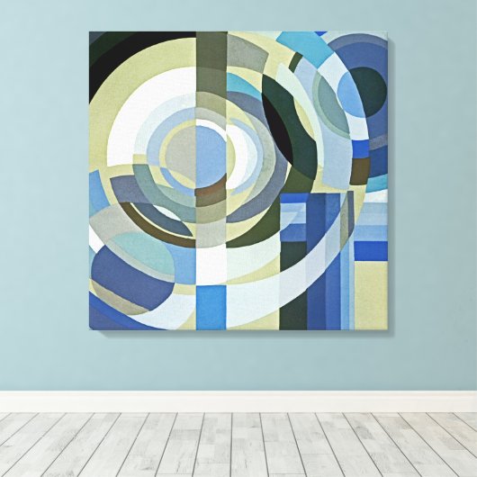 Art Deco Design #1 @ Emporio Moffa Canvas Afdruk (Insitu (Houten vloer))