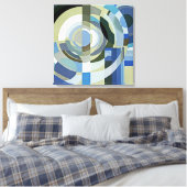 Art Deco Design #1 @ Emporio Moffa Canvas Afdruk (Insitu (Slaapkamer))