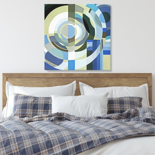 Art Deco Design #1 @ Emporio Moffa Canvas Afdruk (Insitu (Slaapkamer))