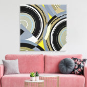 Art Deco Design #2 op Emporio Moffa Canvas Afdruk (Insitu (Woonkamer))