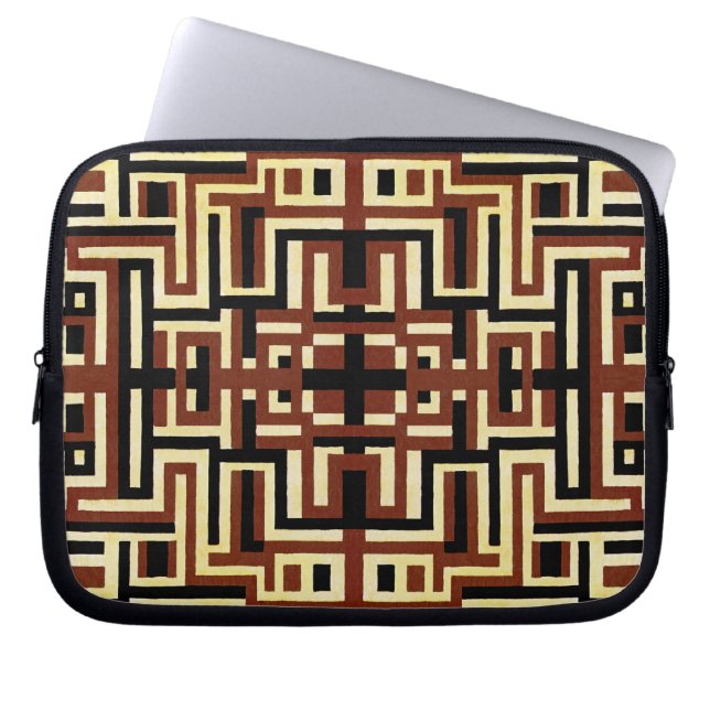 Art Deco Design #2 op Sunshinedazzle Laptop Sleeve (Voorkant)