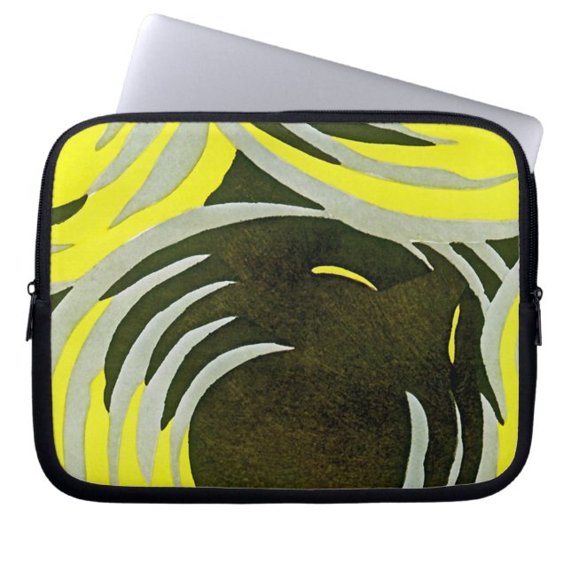 Art Deco Design #3 @ Emporio Moffa Laptop Sleeve (Voorkant)
