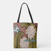 Art Deco Design #3 Floral Tote Bag (Achterkant)