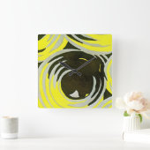 Art Deco Design #3 op Emporio Moffa Vierkante Klok (Huis)