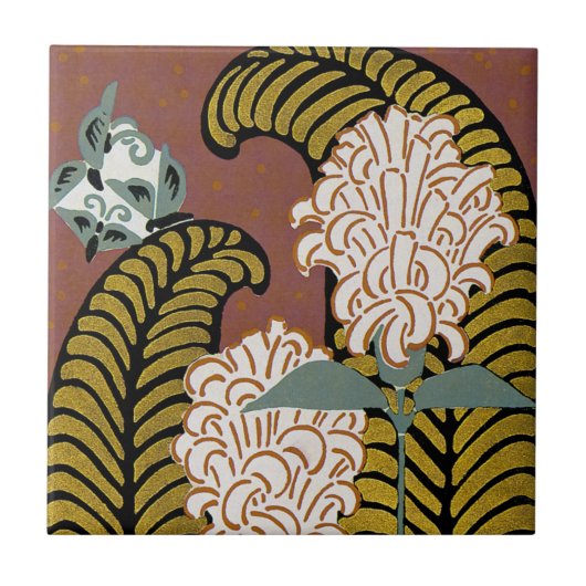 Art Deco Design #3 op Sunshinedazzle Tegeltje (Voorkant)