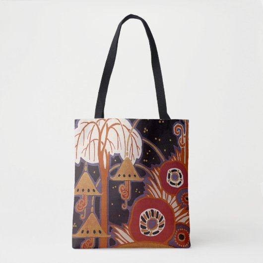 Art Deco Design #4 Exotic Garden Tote Bag (Voorkant)