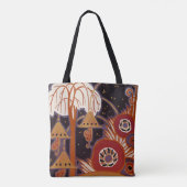 Art Deco Design #4 Exotic Garden Tote Bag (Achterkant)