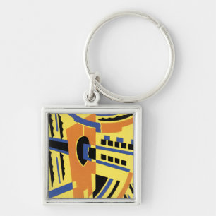 Art Deco Design #5 @ Emporio Moffa Sleutelhanger