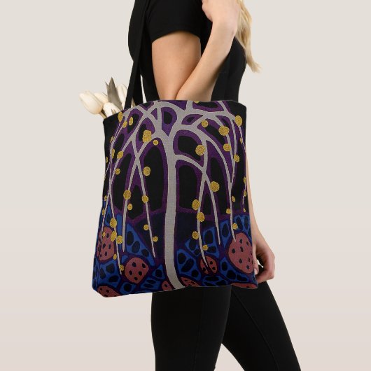 Art Deco Design #6 Exotic Tree Tote Bag (Dichtbij)
