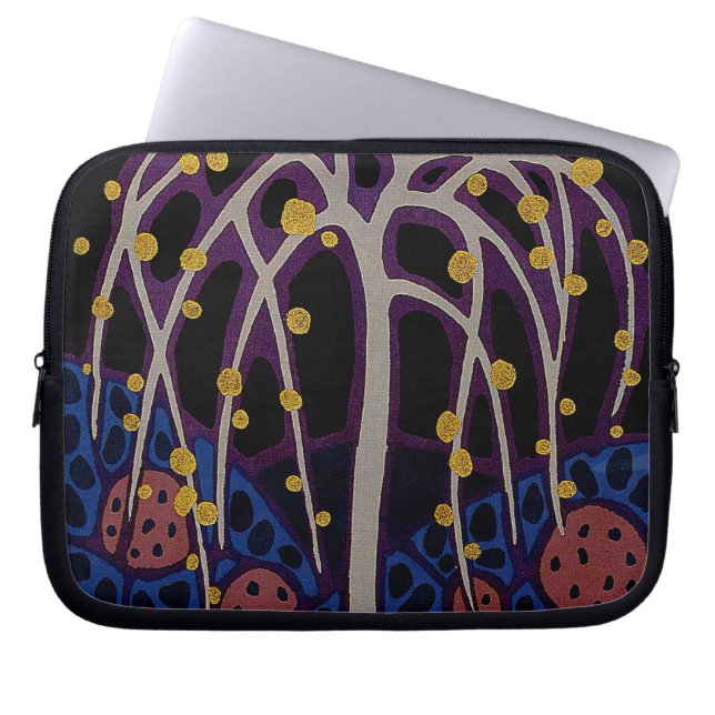Art Deco Design #6 op Sunshinedazzle Laptop Sleeve (Voorkant)