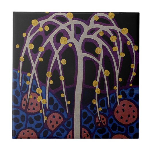 Art Deco Design #6 op Sunshinedazzle Tegeltje (Voorkant)