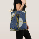 Art Deco Design #7 bloem Tote Bag (Dichtbij)