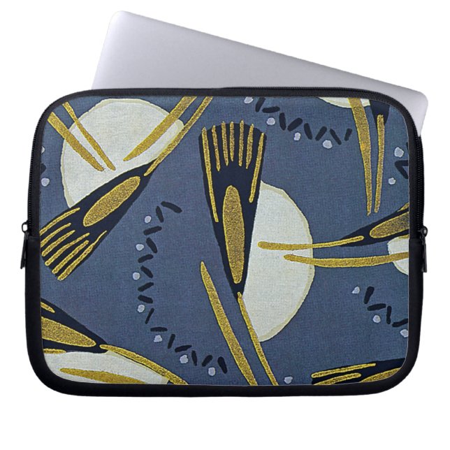 Art Deco Design #7 op Sunshinedazzle Laptop Sleeve (Voorkant)