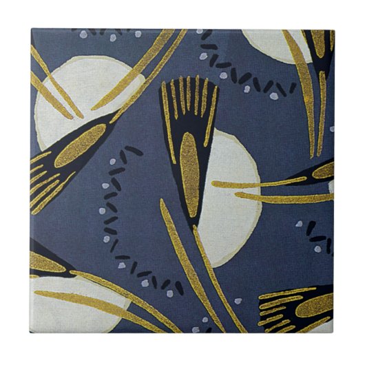 Art Deco Design #7 op Sunshinedazzle Tegeltje (Voorkant)