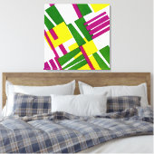 Art Deco Design #8 @ Emporio Moffa Canvas Afdruk (Insitu (Slaapkamer))