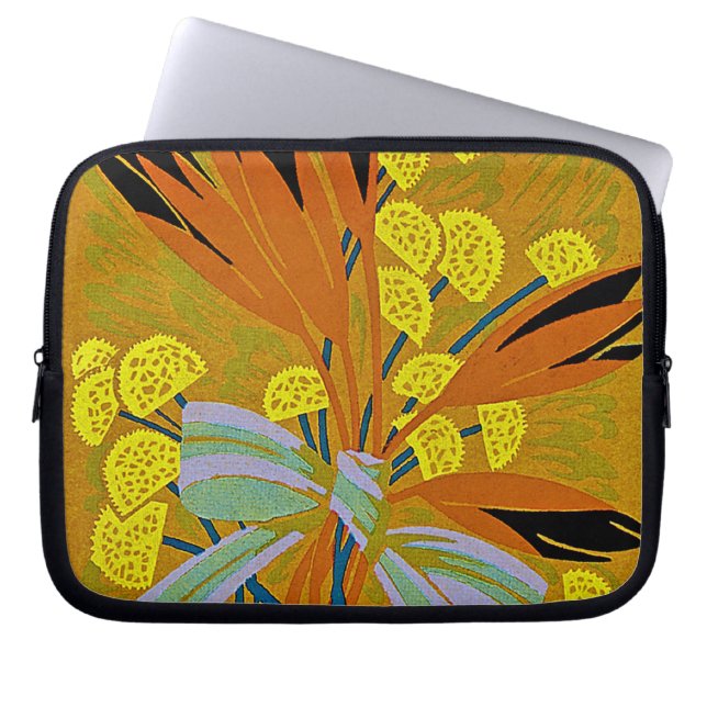 Art Deco Design #8 op Sunshinedazzle Laptop Sleeve (Voorkant)