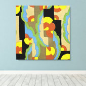 Art Deco Design #9 @ Emporio Moffa Canvas Afdruk (Insitu (Houten vloer))