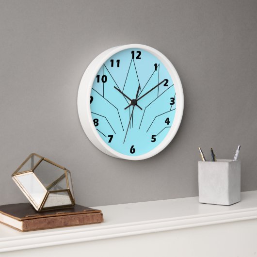 Art Deco Design Blue (Kantoor)