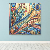Art Deco Design Canvas Kunst (Insitu (Houten vloer))