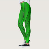 Art Deco Design Green Leggings (Links)