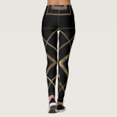 Art Deco Design Leggings (Achterkant)