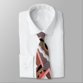 Art Deco Design Man Necktie Stropdas (Gebonden)