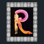 Art Deco Design met Erte's letter R Poster<br><div class="desc">Als u verkiest om te downloaden, maakt Uw lokale Winkel van de Analyse bordbord posters van uw download in verschillende grootte en in diverse texturen aan een zeer goede prijs. Soms met een korting. Een tip van mijn Amerikaanse vriend. Zie "Digitale afdrukken" online voor het Verenigd Koninkrijk. Het centrale afbeelding...</div>