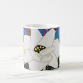 Art Deco Design No. 12 White Rose Koffiemok (Center)